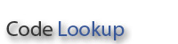 Code Lookup