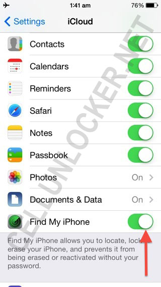 Iphone ios 7 find my iphone