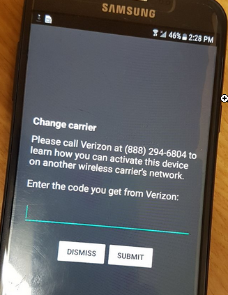 verizon prepaid phone unlock code