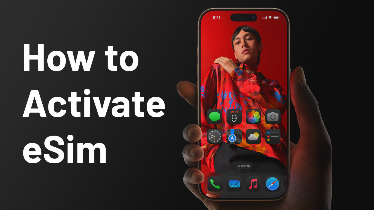 iPhone 16 US model eSIM activation process screenshot